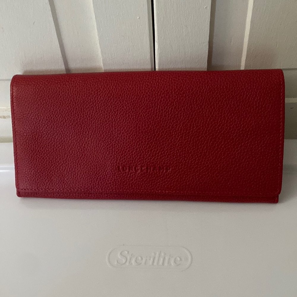 Longchamp Checkbook Wallet